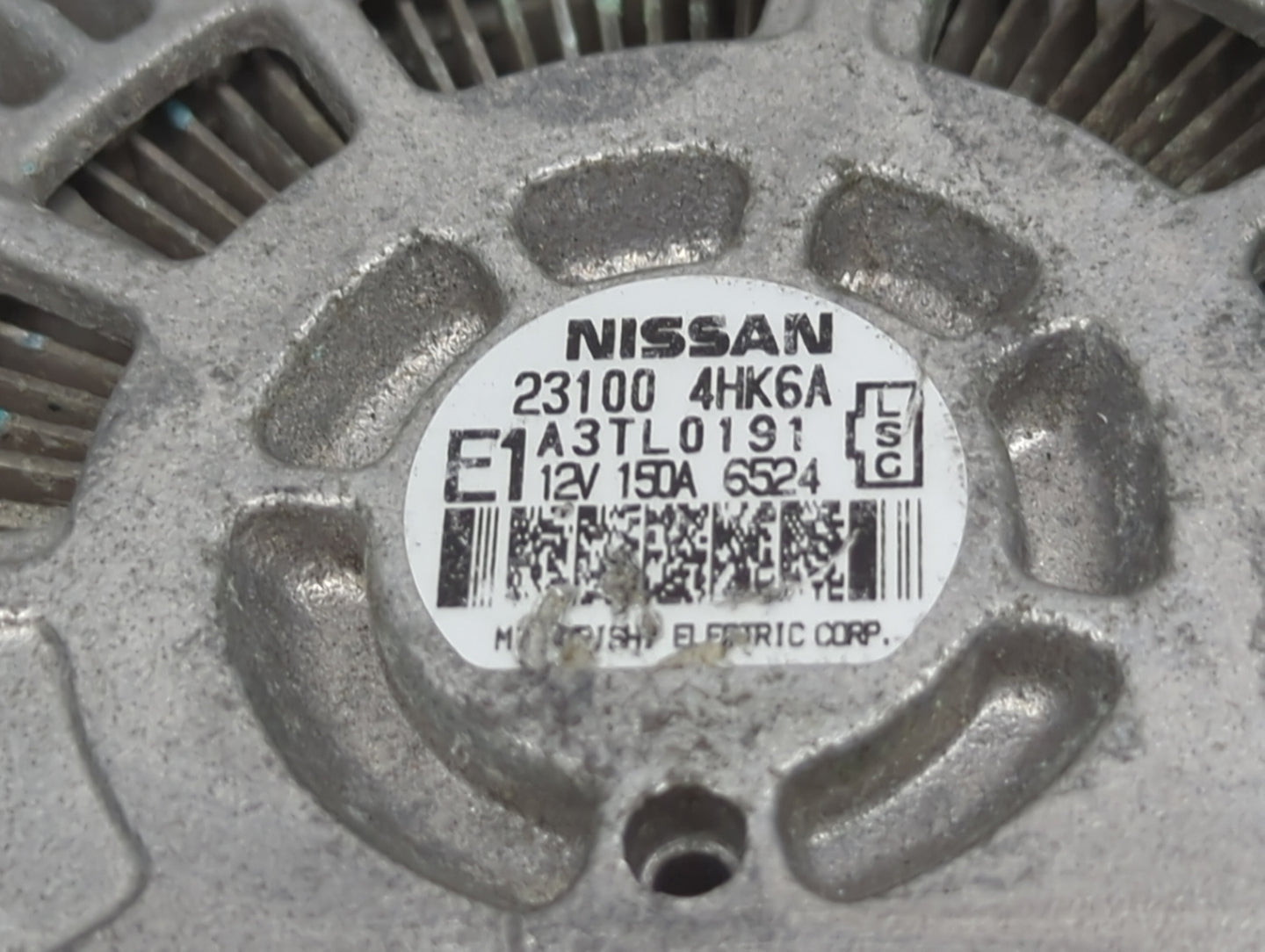 2016-2020 Infiniti Q50 Alternator Replacement Generator Charging Assembly Engine OEM P/N:23100 4HK6A Fits OEM Used Auto Part