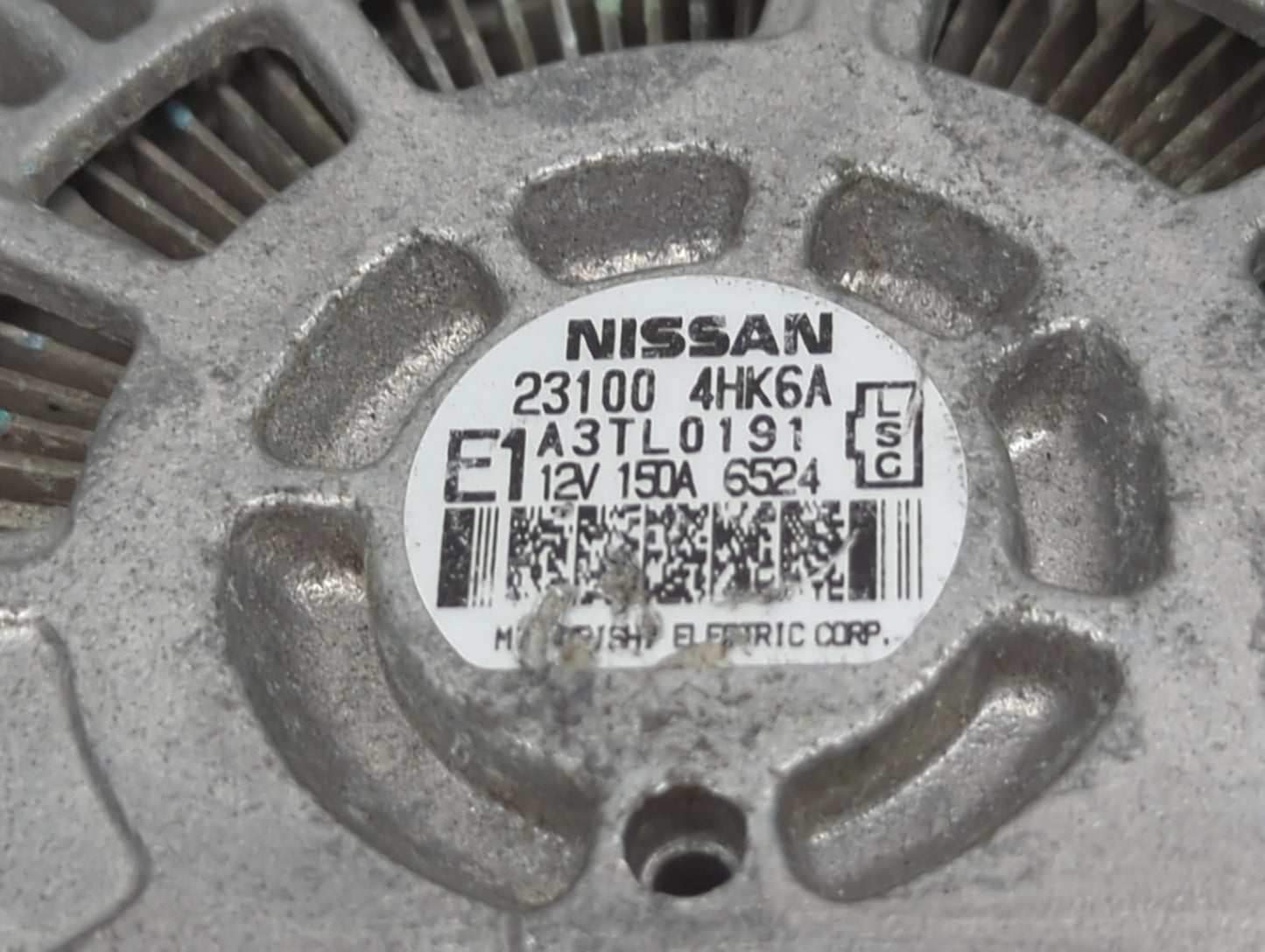 2016-2020 Infiniti Q50 Alternator Replacement Generator Charging Assembly Engine OEM P/N:23100 4HK6A Fits OEM Used Auto Part
