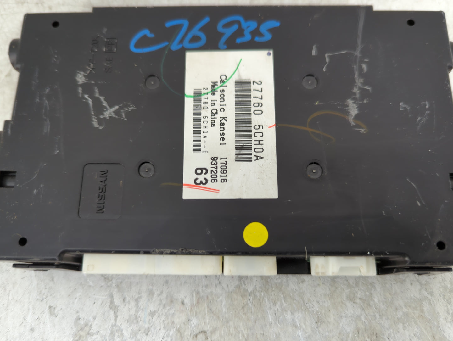 2016-2017 Infiniti Q50 Temperature Control Module 27760 5ch0a - Oemusedautoparts1.com