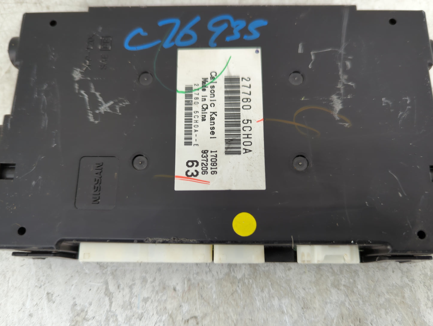 2016-2017 Infiniti Q50 Temperature Control Module 27760 5ch0a - Oemusedautoparts1.com