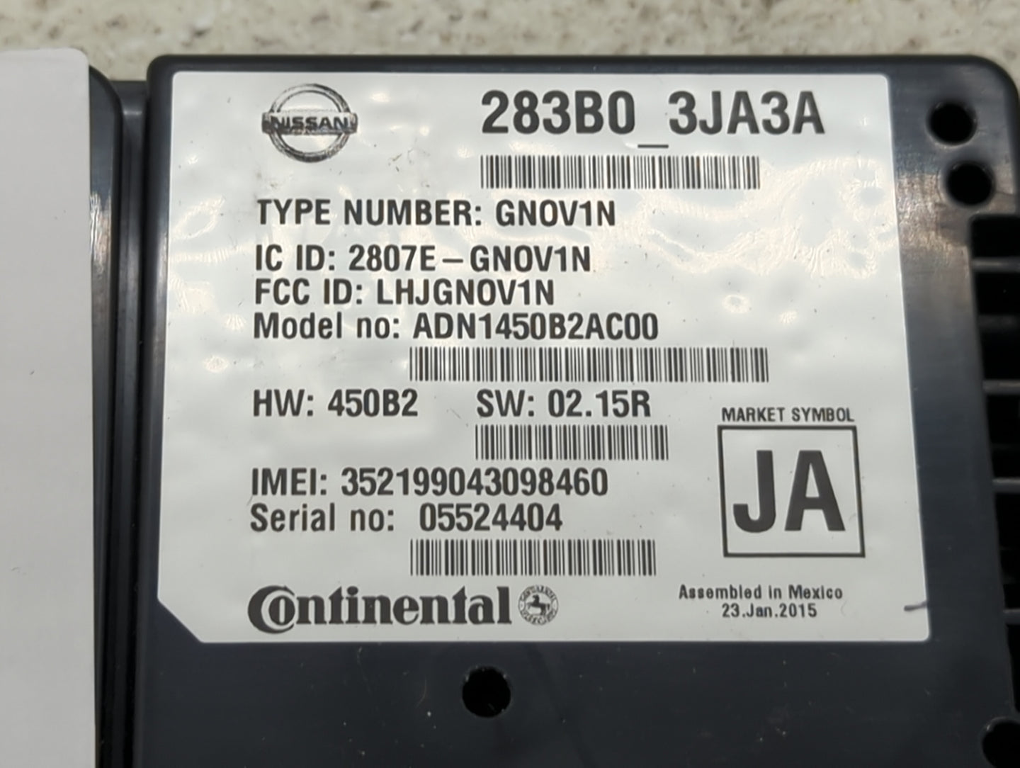2014-2018 Infiniti Q50 Radio AM FM Cd Player Receiver Replacement P/N:283B0 3JA3A 28330 4HB4A Fits Fits 2014 2015 2016 2017 