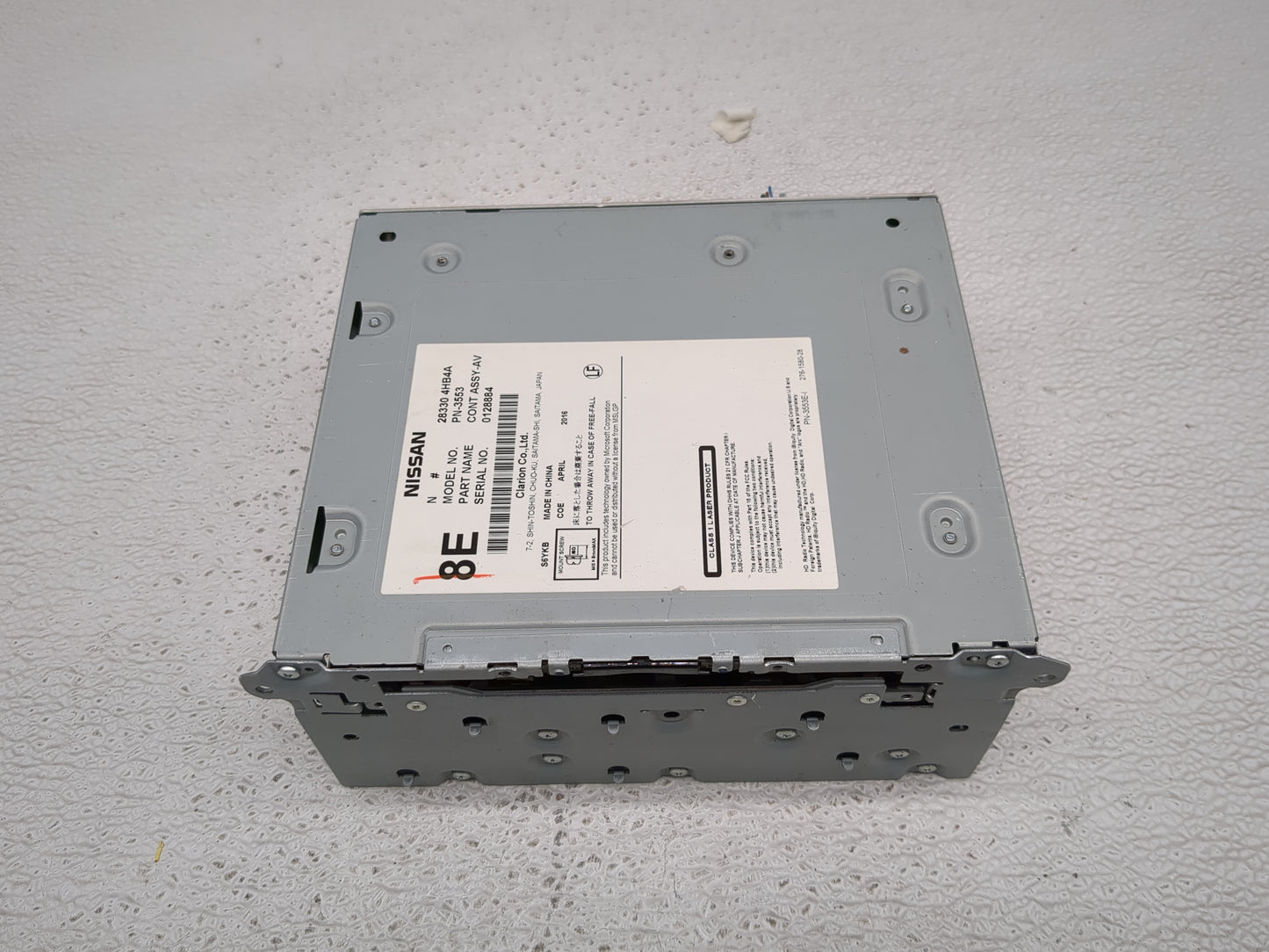 2014-2018 Infiniti Q50 Radio AM FM Cd Player Receiver Replacement P/N:28330 4HB4A Fits Fits 2014 2015 2016 2017 2018 OEM Use