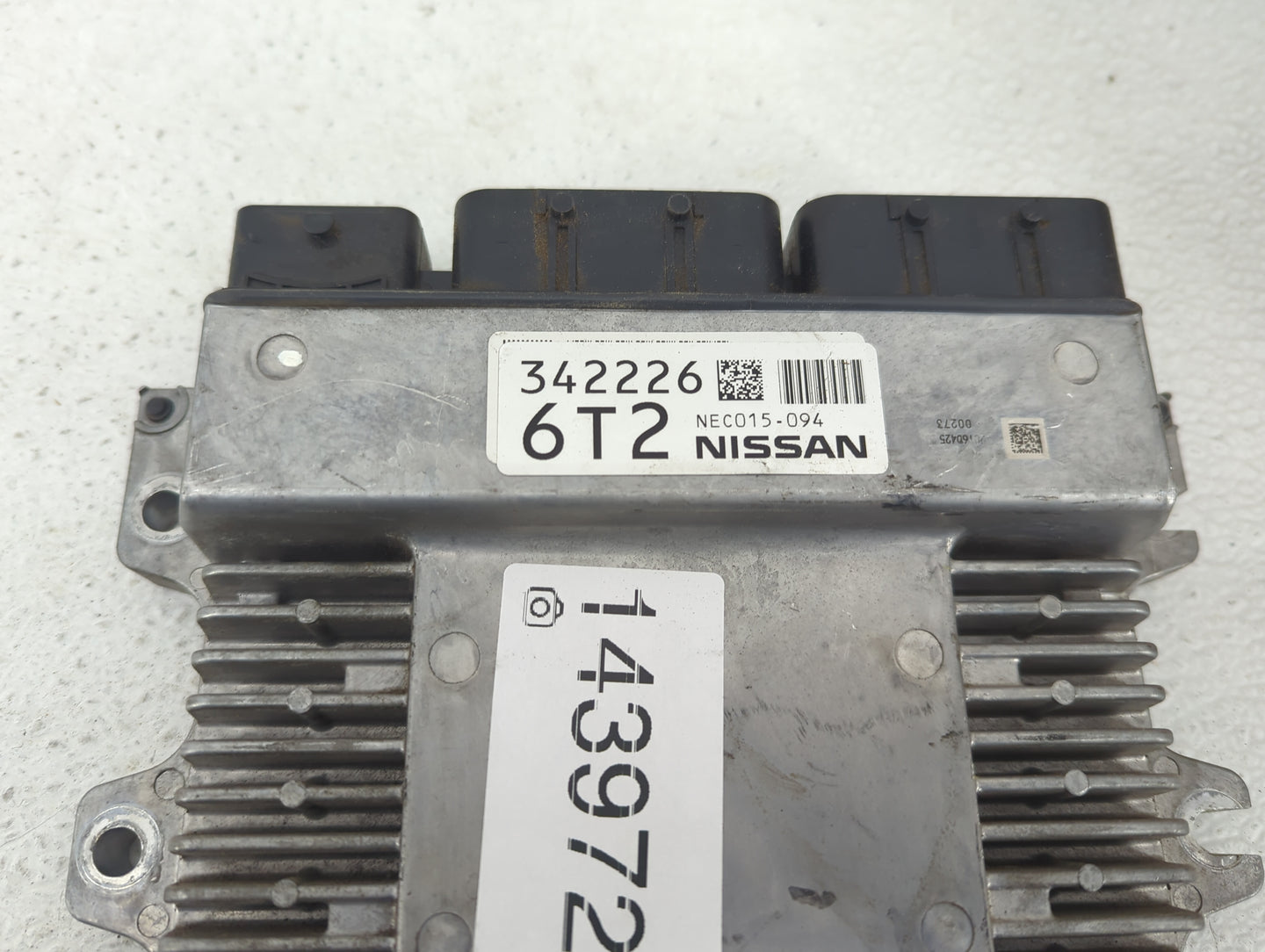 2016 Infiniti Q50 PCM Engine Control Computer ECU ECM PCU OEM P/N:NEC015-094 Fits OEM Used Auto Parts - Oemusedautoparts1.co