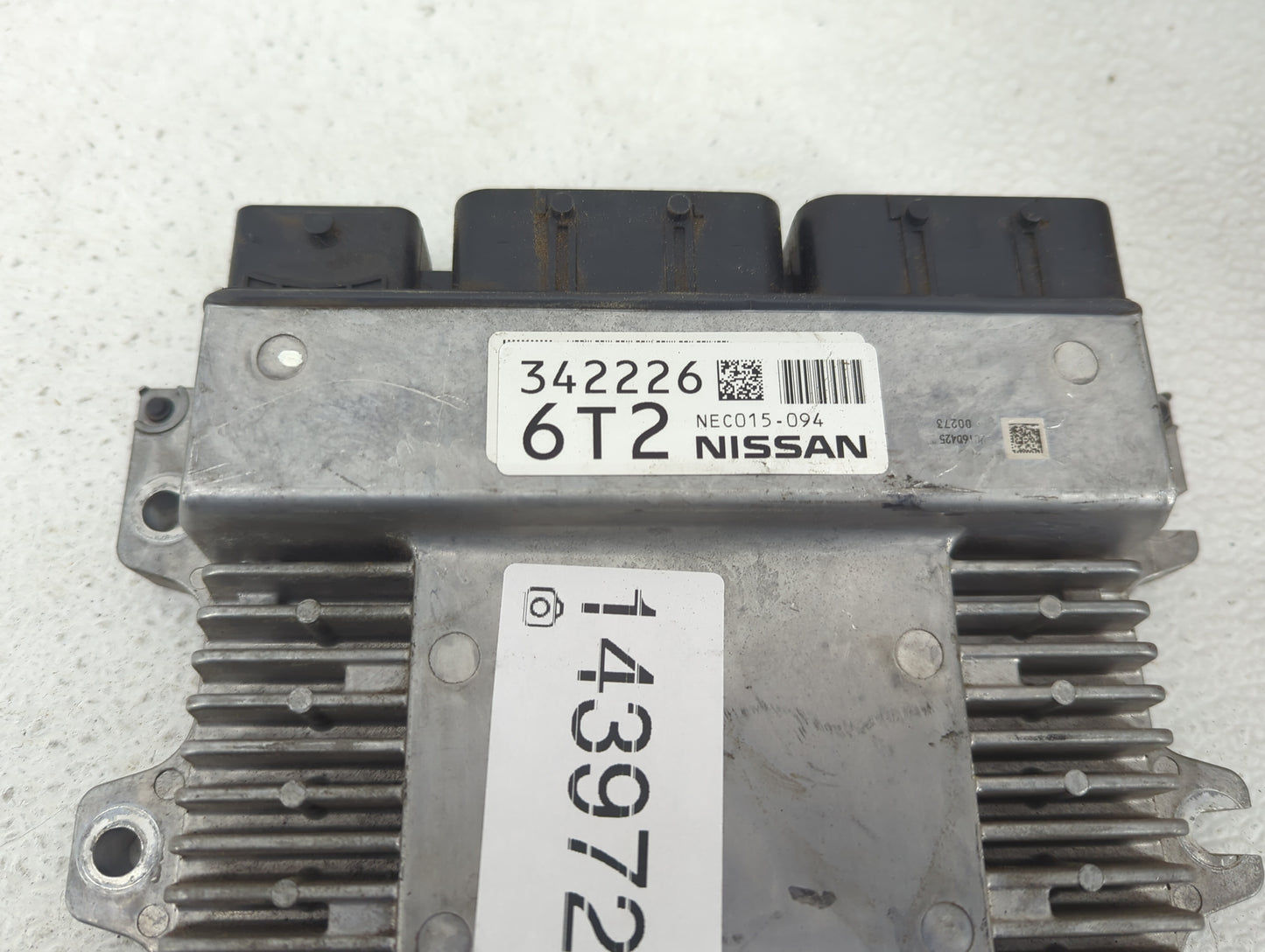 2016 Infiniti Q50 PCM Engine Control Computer ECU ECM PCU OEM P/N:NEC015-094 Fits OEM Used Auto Parts - Oemusedautoparts1.co