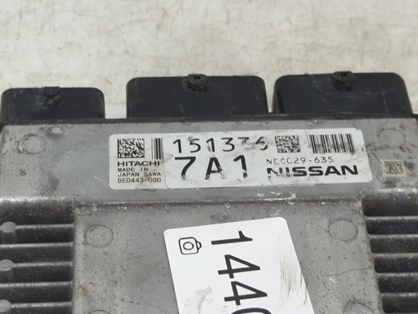 2016 Infiniti Q50 PCM Engine Control Computer ECU ECM PCU OEM P/N:nec029-635 Fits OEM Used Auto Parts - Oemusedautoparts1.co