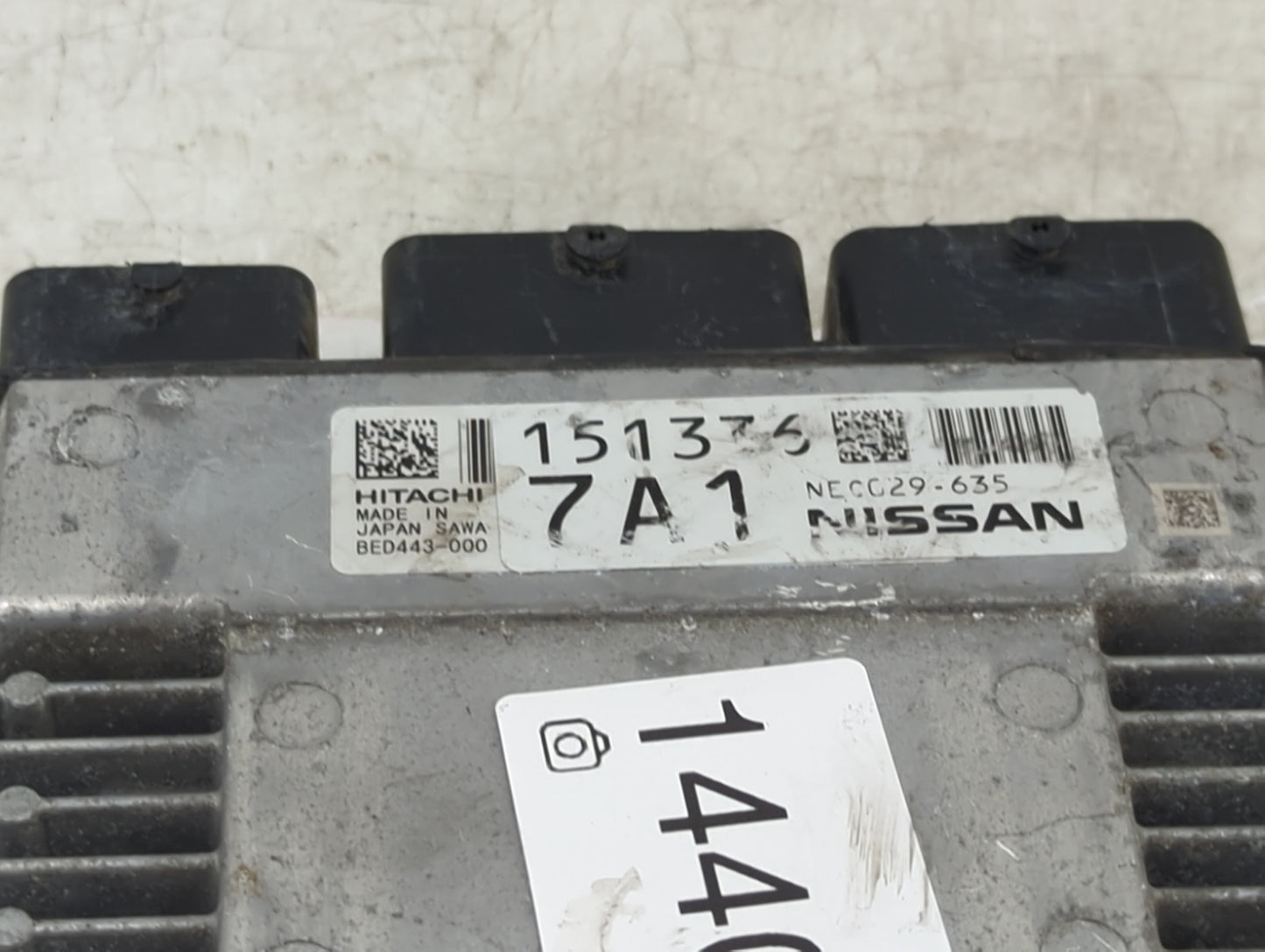 2016 Infiniti Q50 PCM Engine Control Computer ECU ECM PCU OEM P/N:nec029-635 Fits OEM Used Auto Parts - Oemusedautoparts1.co