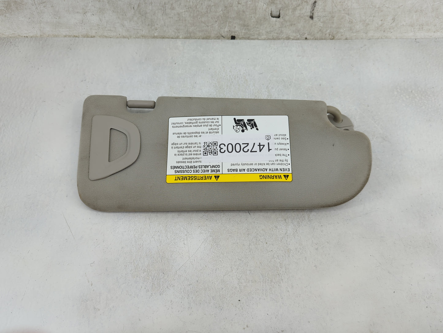 2014-2020 Infiniti Q50 Sun Visor Shade Replacement Driver Left Mirror Fits Fits 2014 2015 2016 2017 2018 2019 2020 OEM Used 