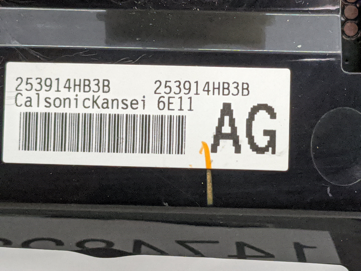 2015-2019 Infiniti Q50 Climate Control Module Temperature AC/Heater Replacement P/N:253914HB3B Fits OEM Used Auto Parts - Oe