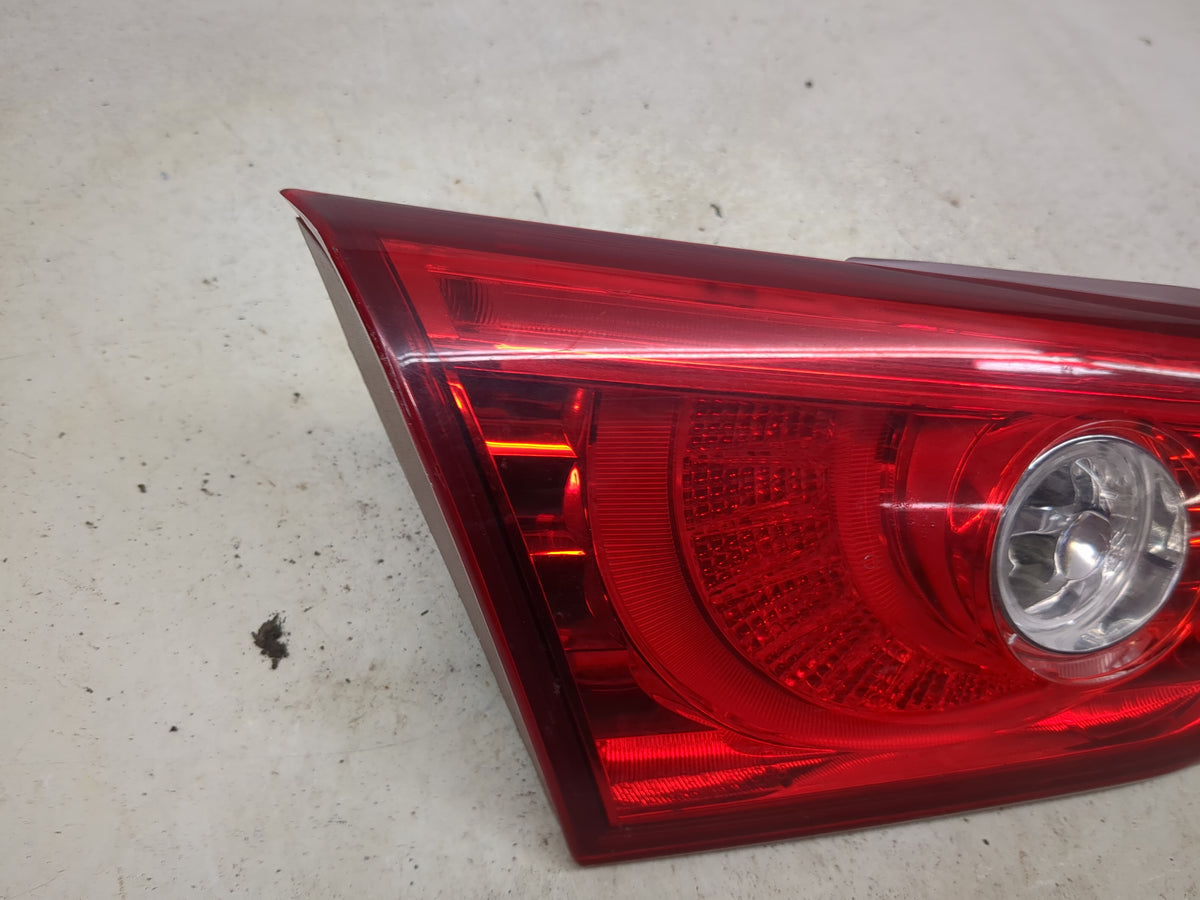 2016-2017 Infiniti Q50 Driver Left Side Deck Lid Mounted Tail Light Red - Oemusedautoparts1.com