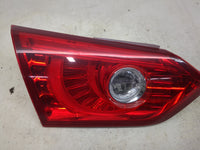 2016-2017 Infiniti Q50 Driver Left Side Deck Lid Mounted Tail Light Red - Oemusedautoparts1.com