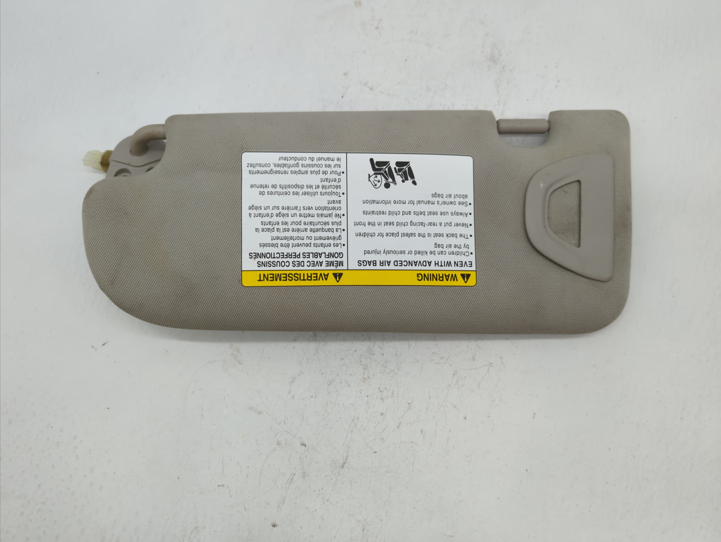 2014-2018 Infiniti Q50 Sun Visor Shade Replacement Passenger Right Mirror Fits Fits 2014 2015 2016 2017 2018 OEM Used Auto P