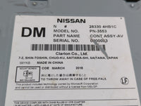 2016-2018 Infiniti Q50 Am Fm Cd Player Radio Receiver - Oemusedautoparts1.com