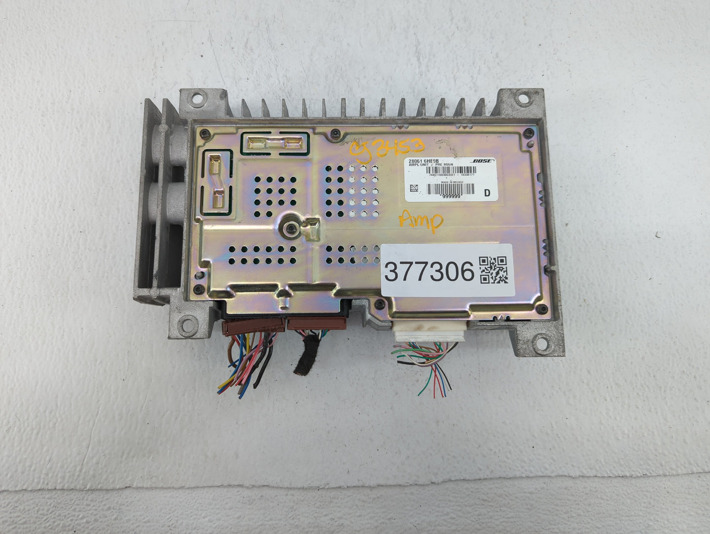 2016 Infiniti Q50 PCM Engine Control Computer ECU ECM PCU OEM P/N:28061 6HE0B Fits OEM Used Auto Parts - Oemusedautoparts1.c