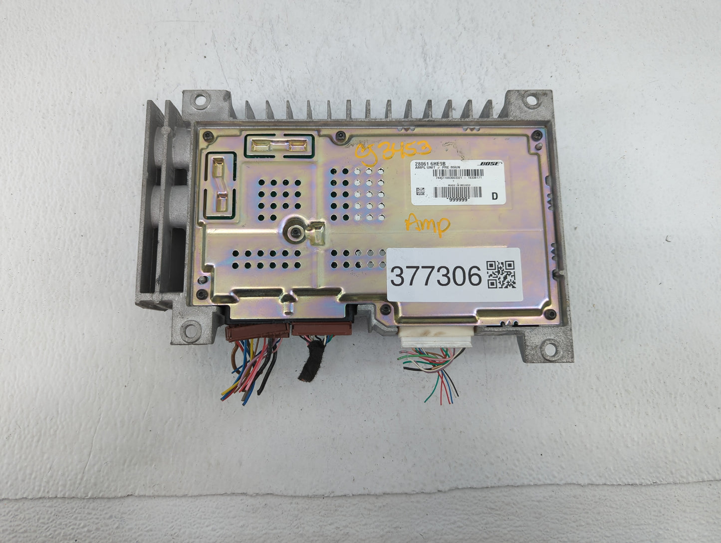 2016 Infiniti Q50 PCM Engine Control Computer ECU ECM PCU OEM P/N:28061 6HE0B Fits OEM Used Auto Parts - Oemusedautoparts1.c