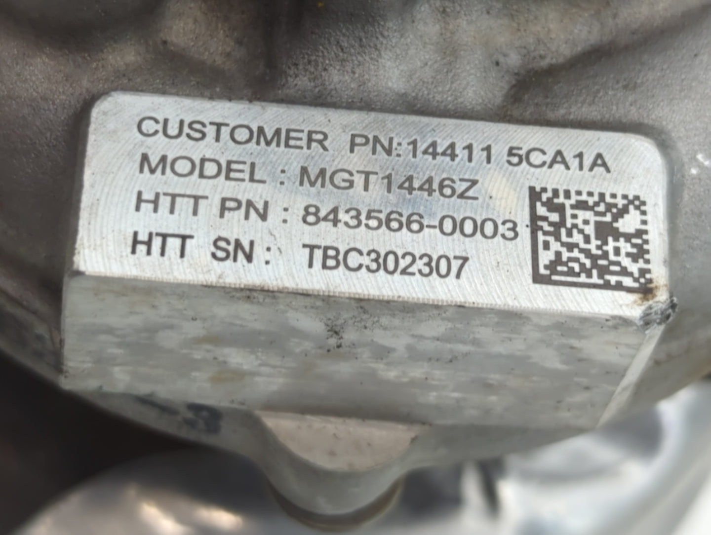 2016 Infiniti Q50 Turbocharger Turbo Charger Super Charger Supercharger - Oemusedautoparts1.com