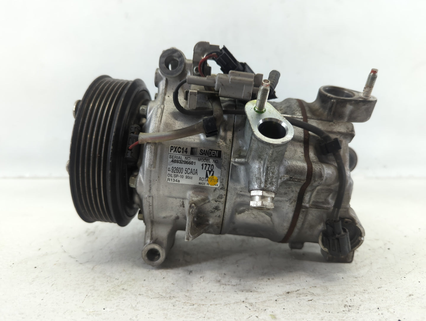 2016-2020 Infiniti Q50 Air Conditioning A/c Ac Compressor Oem - Oemusedautoparts1.com