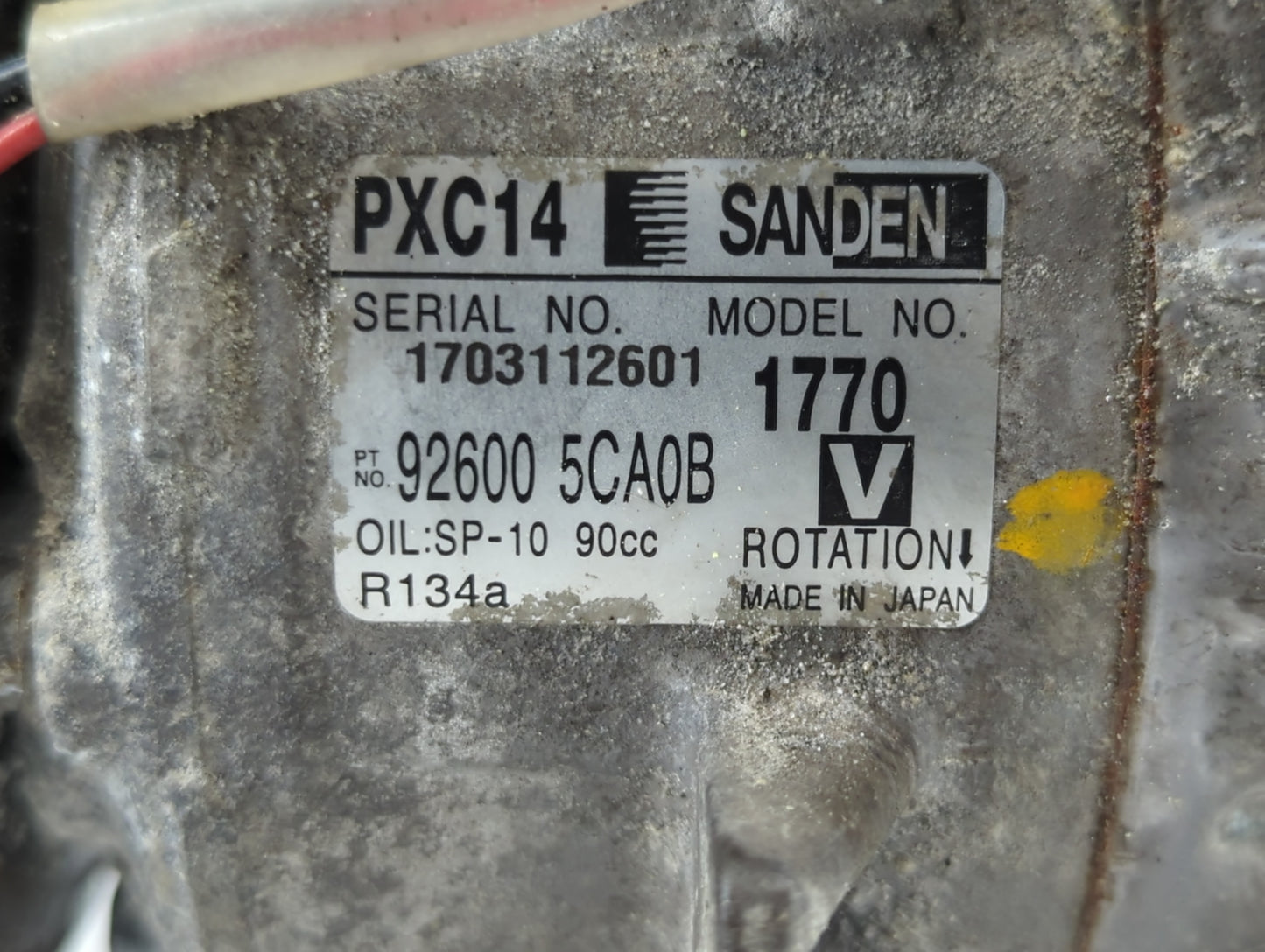 2016-2020 Infiniti Q50 Air Conditioning A/c Ac Compressor Oem - Oemusedautoparts1.com