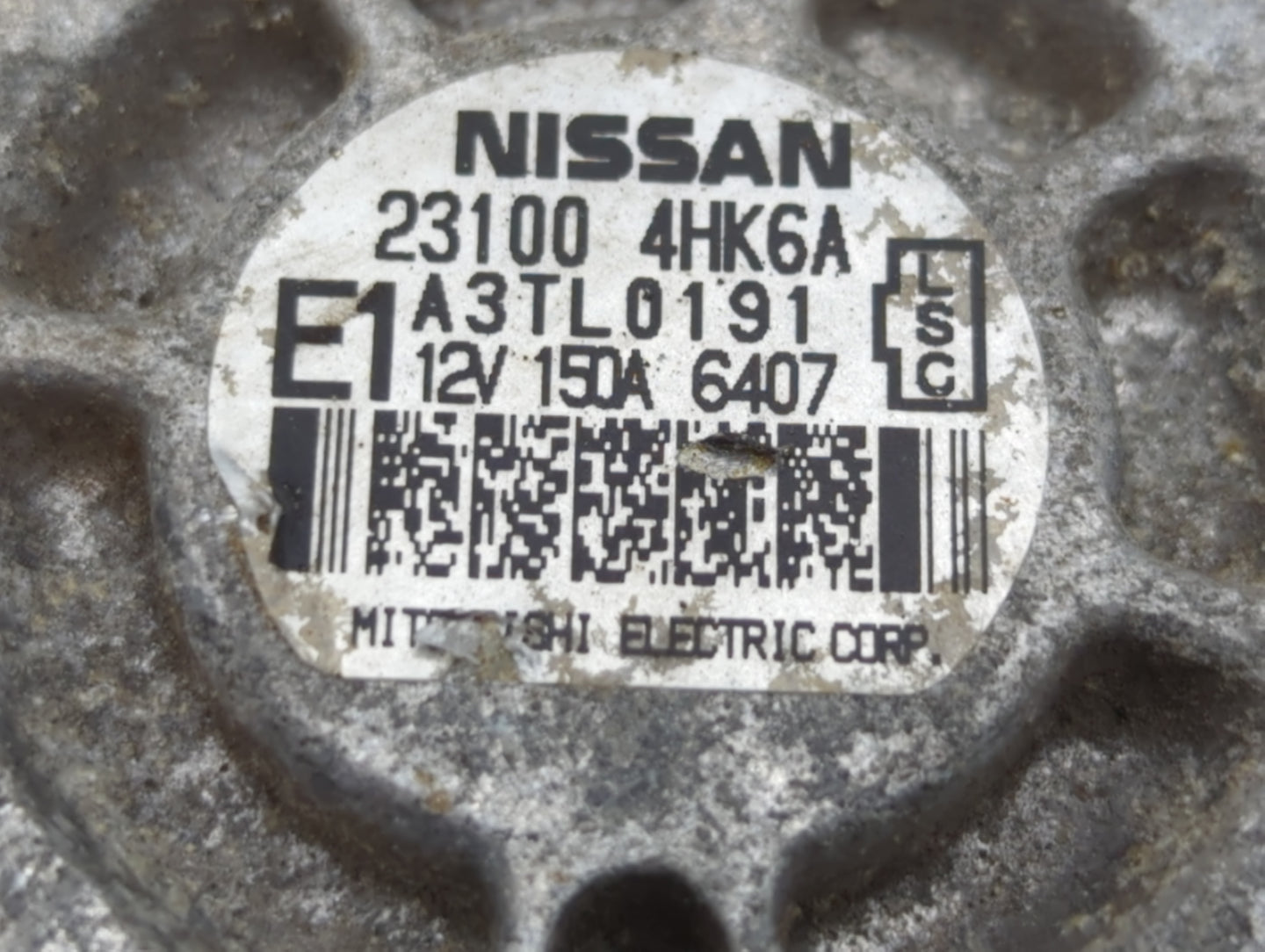 2016-2020 Infiniti Q50 Alternator Replacement Generator Charging Assembly Engine OEM P/N:23100 4HK6A Fits OEM Used Auto Part