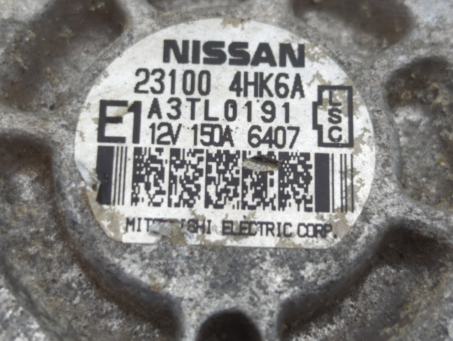 2016-2020 Infiniti Q50 Alternator Replacement Generator Charging Assembly Engine OEM P/N:23100 4HK6A Fits OEM Used Auto Part