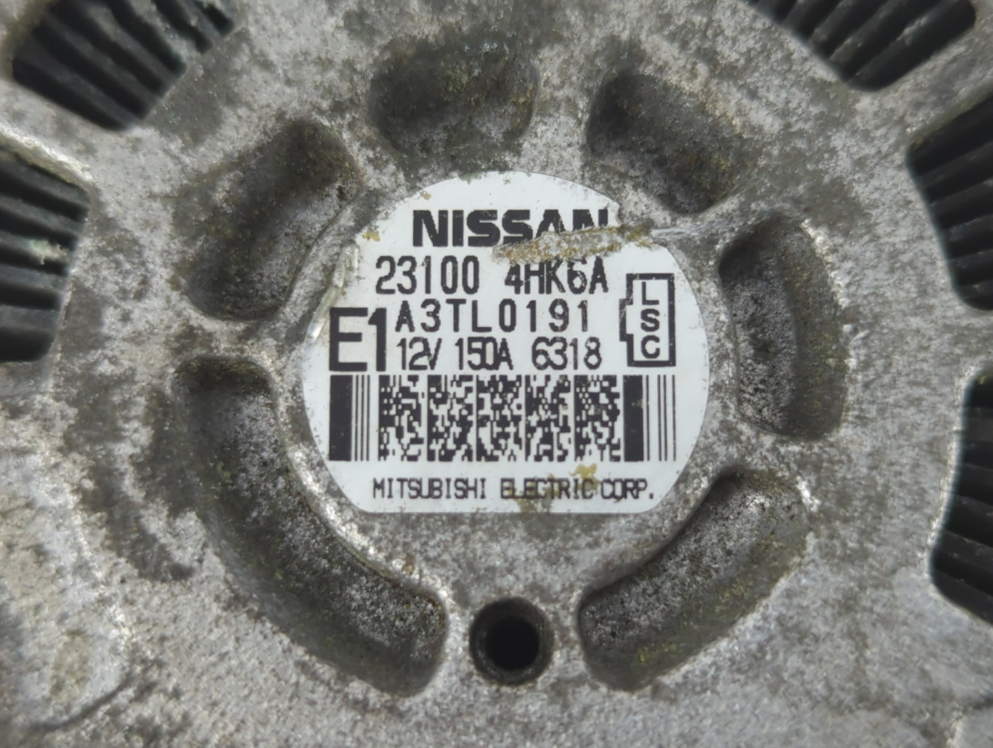 2016-2020 Infiniti Q50 Alternator Replacement Generator Charging Assembly Engine OEM P/N:23100 4HK6A Fits OEM Used Auto Part