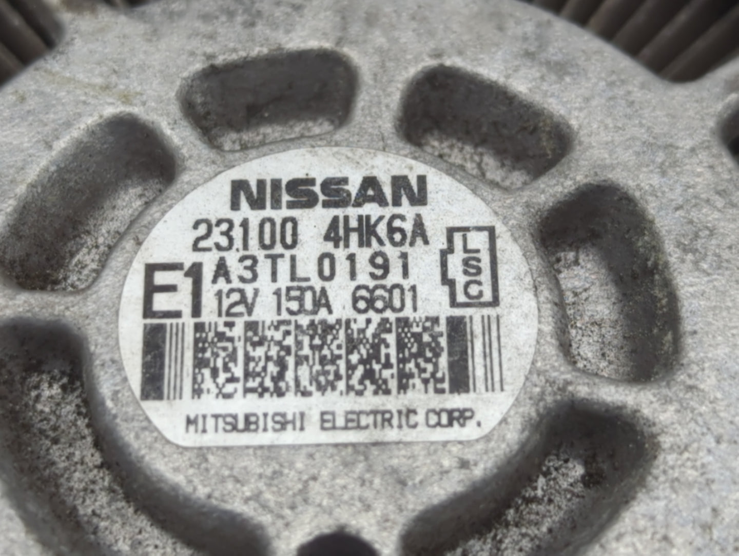 2016-2020 Infiniti Q50 Alternator Replacement Generator Charging Assembly Engine OEM P/N:23100 4HK6A Fits OEM Used Auto Part