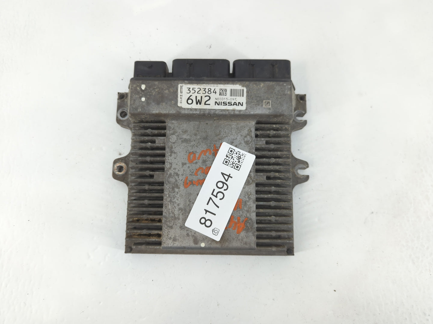 2016-2017 Infiniti Q50 PCM Engine Control Computer ECU ECM PCU OEM P/N:NEC015-097 Fits Fits 2016 2017 OEM Used Auto Parts - 