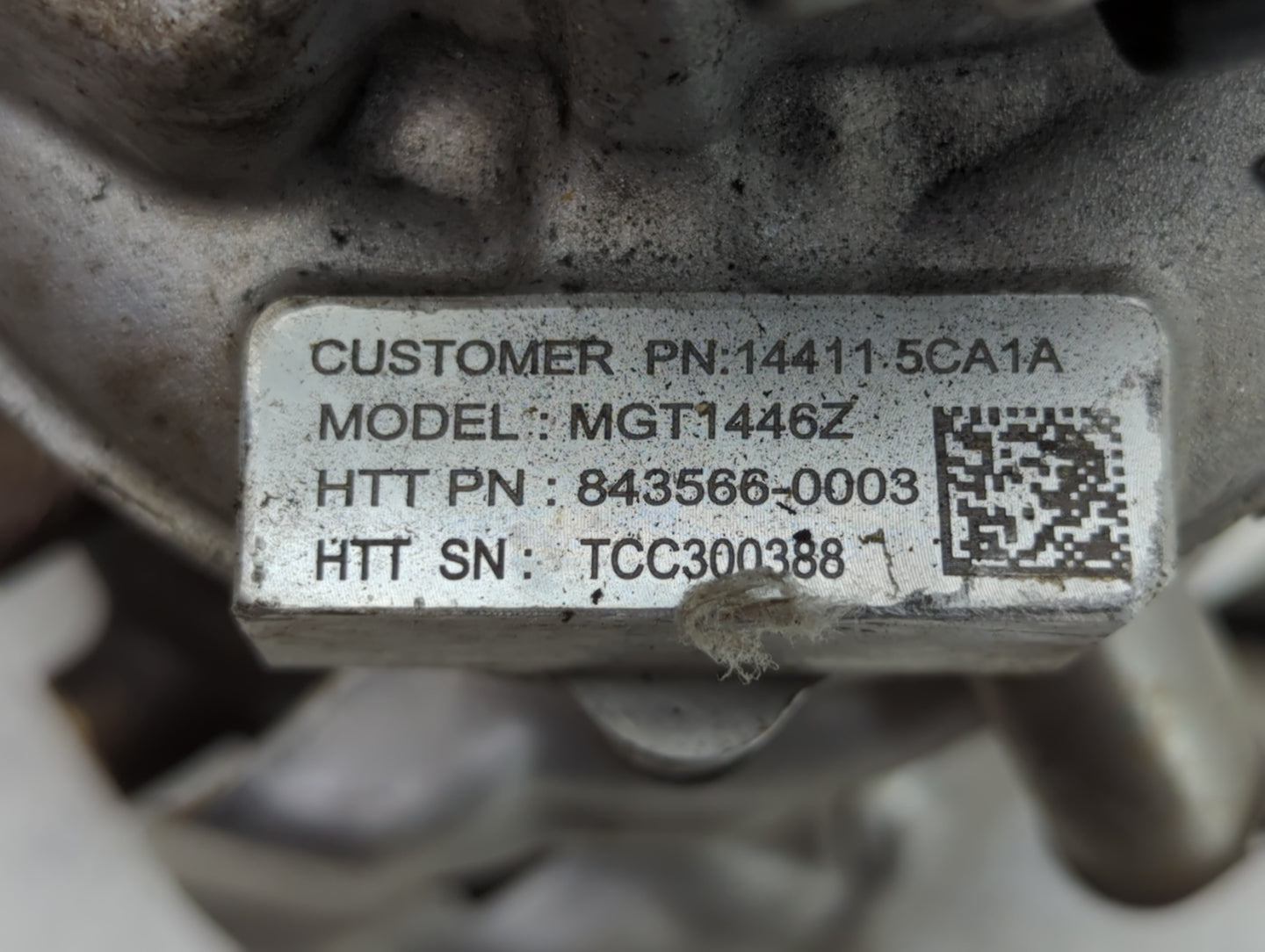 2016 Infiniti Q50 Turbocharger Turbo Charger Super Charger Supercharger - Oemusedautoparts1.com