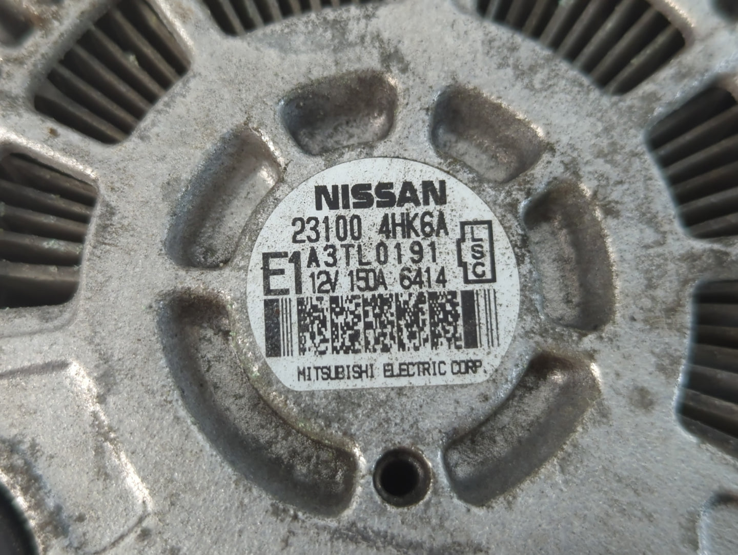 2016-2020 Infiniti Q50 Alternator Replacement Generator Charging Assembly Engine OEM P/N:23100 4HK6A Fits OEM Used Auto Part