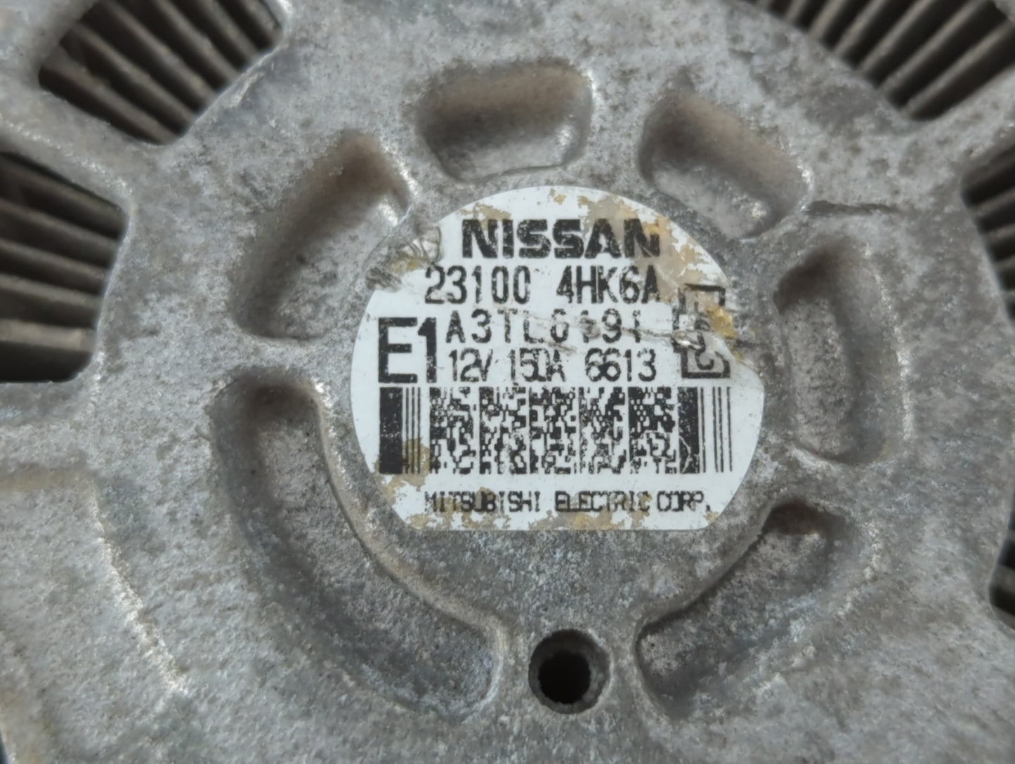 2016-2020 Infiniti Q50 Alternator Replacement Generator Charging Assembly Engine OEM P/N:23100 4HK6A Fits OEM Used Auto Part