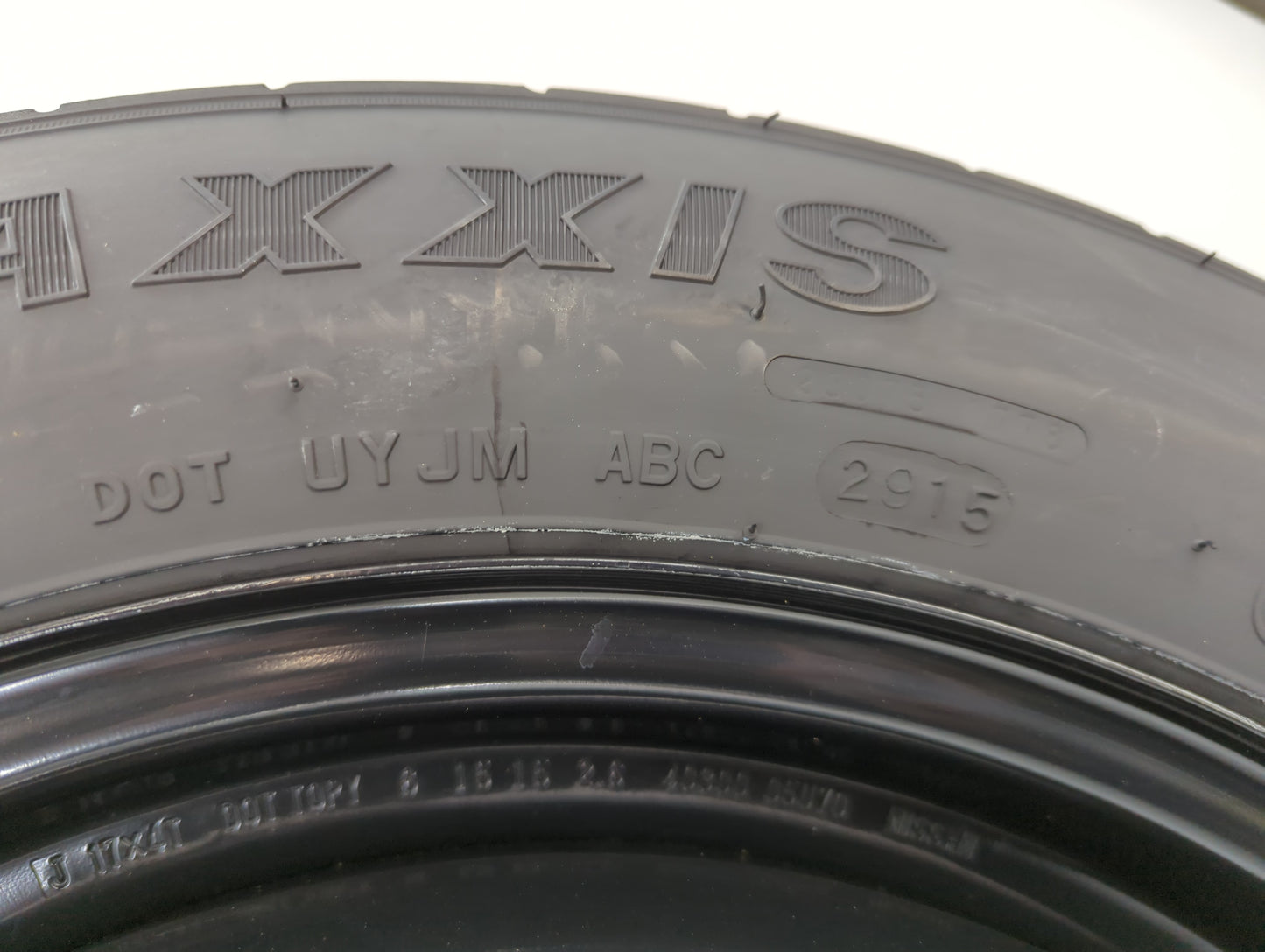 2014-2019 Infiniti Q70 Spare Donut Tire Wheel Rim Oem - Oemusedautoparts1.com