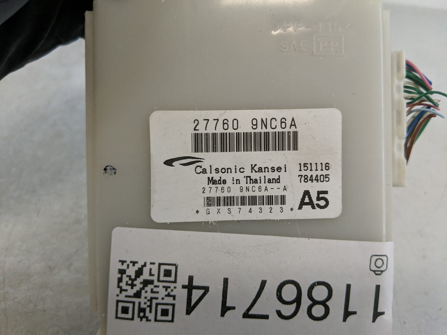 2016-2016 Infiniti Qx60 Temperature Control Module 27760 9nc6a - Oemusedautoparts1.com
