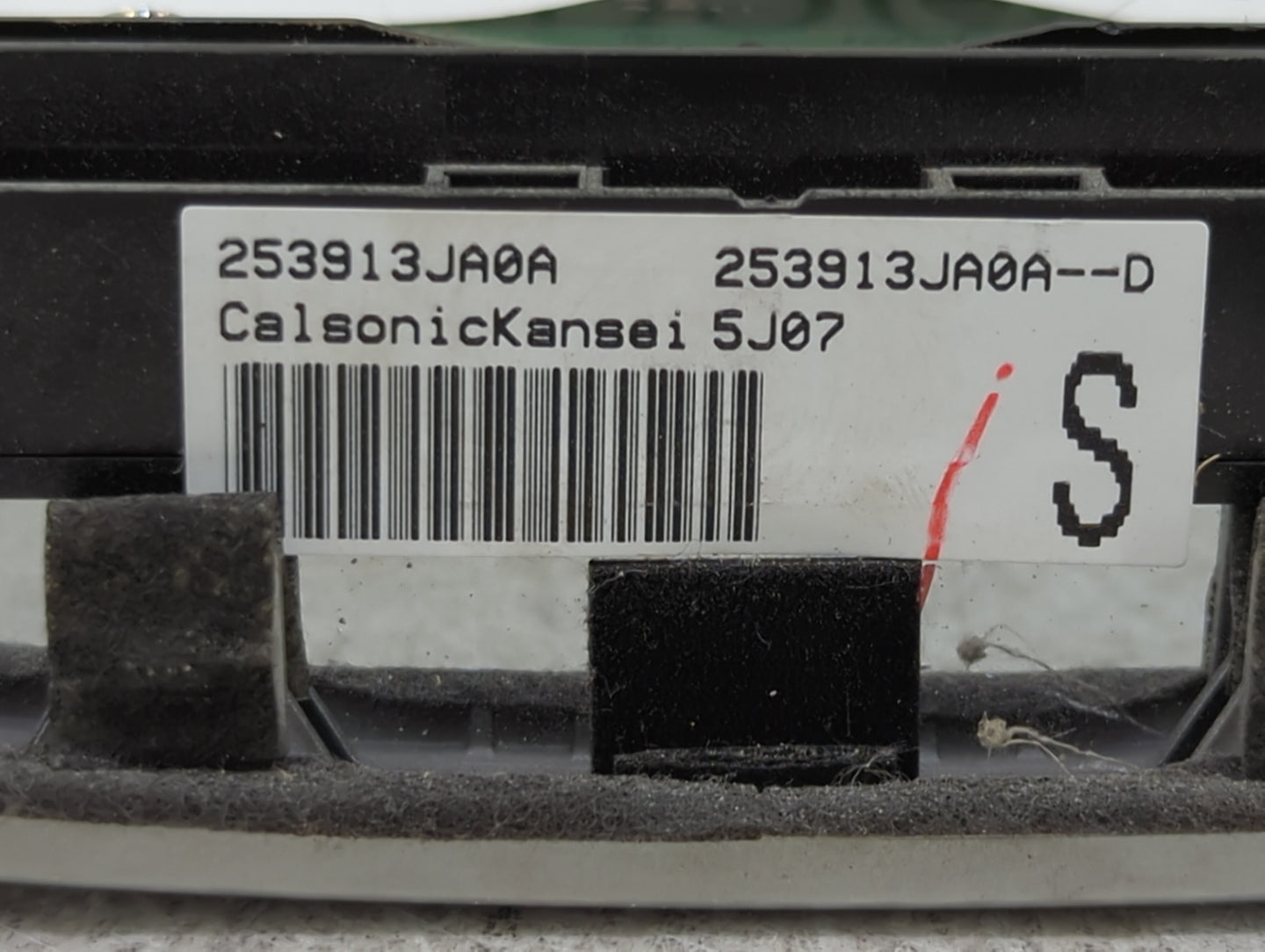 2016 Infiniti Qx60 Climate Control Module Temperature AC/Heater Replacement P/N:253913JA0A 253W100A111 Fits OEM Used Auto Pa