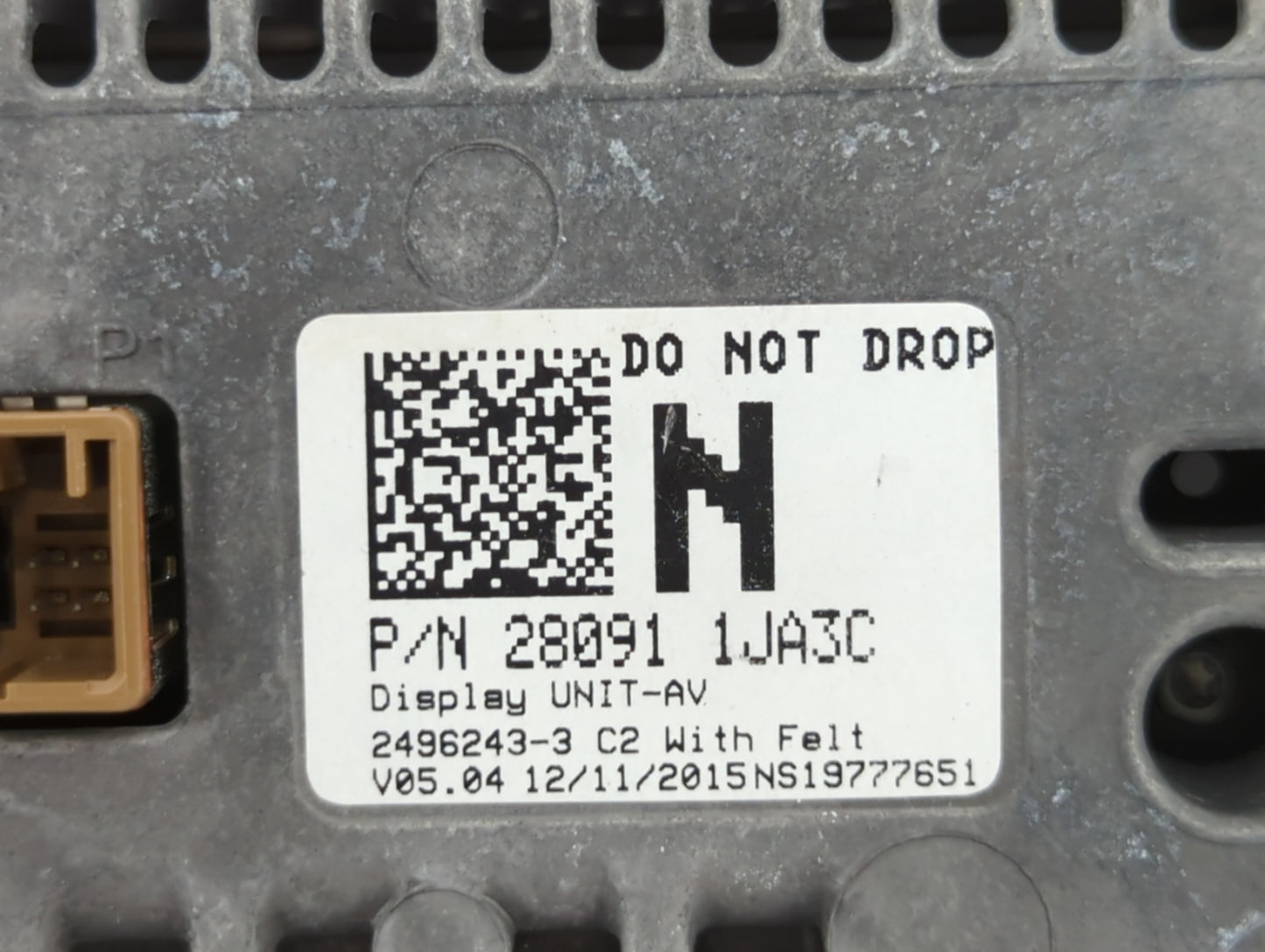 2014-2016 Infiniti Qx60 Information Display Screen - Oemusedautoparts1.com