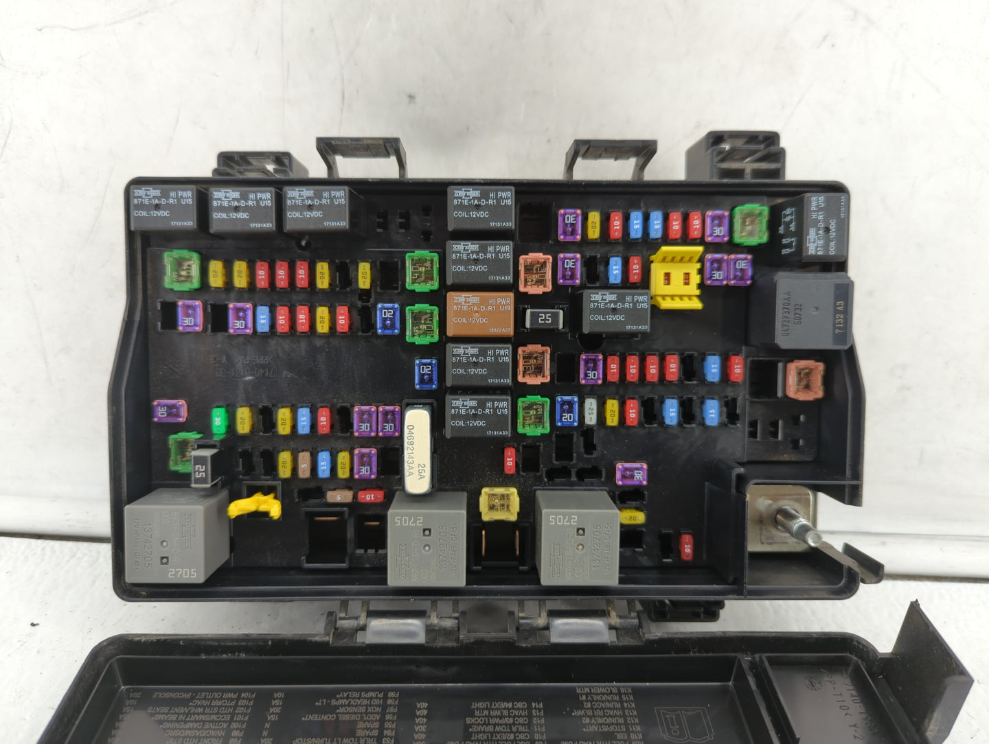 2015-2020 Infiniti Qx60 Fusebox Fuse Box Panel Relay Module P/N:284B7 3JV0D 8630002E85 Fits OEM Used Auto Parts - Oemusedaut