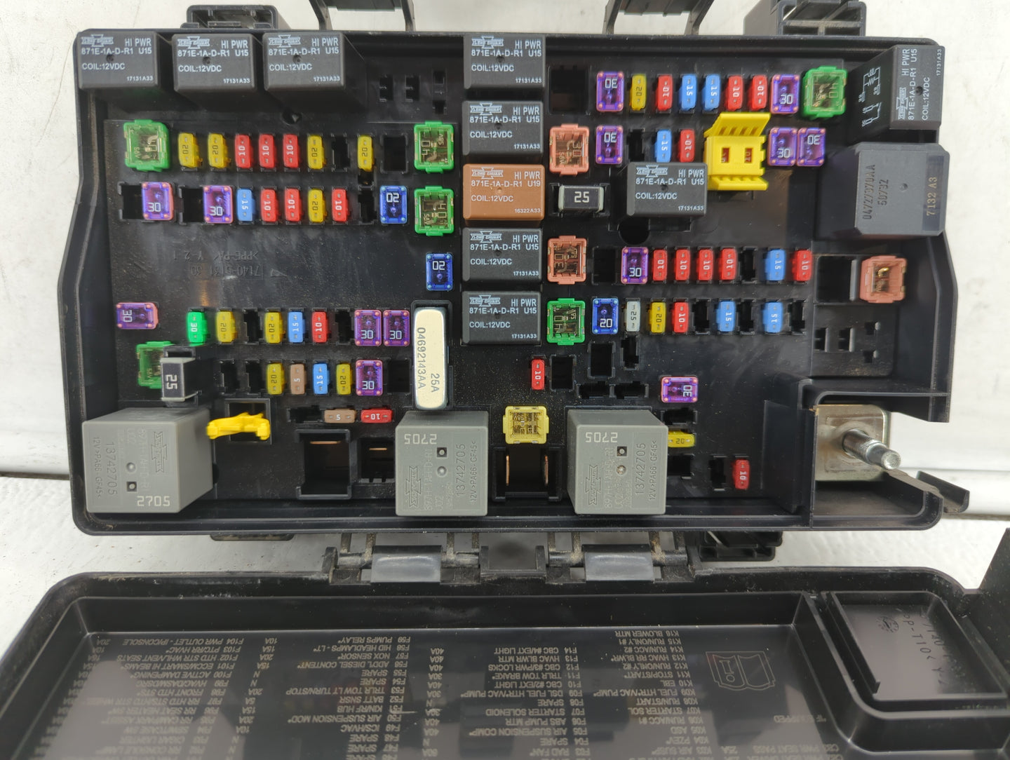 2015-2020 Infiniti Qx60 Fusebox Fuse Box Panel Relay Module P/N:284B7 3JV0D 8630002E85 Fits OEM Used Auto Parts - Oemusedaut