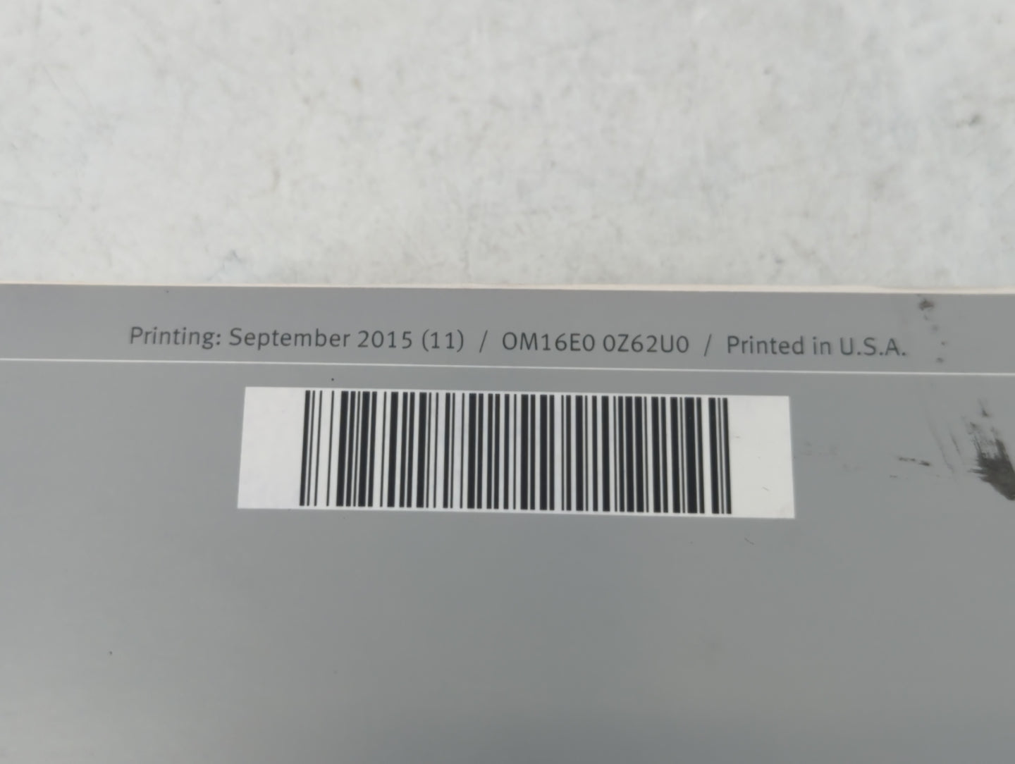 2016 Infiniti Qx80 Owners Manual Book Guide P/N:OM16E0 0Z62U0 OEM Used Auto Parts - Oemusedautoparts1.com