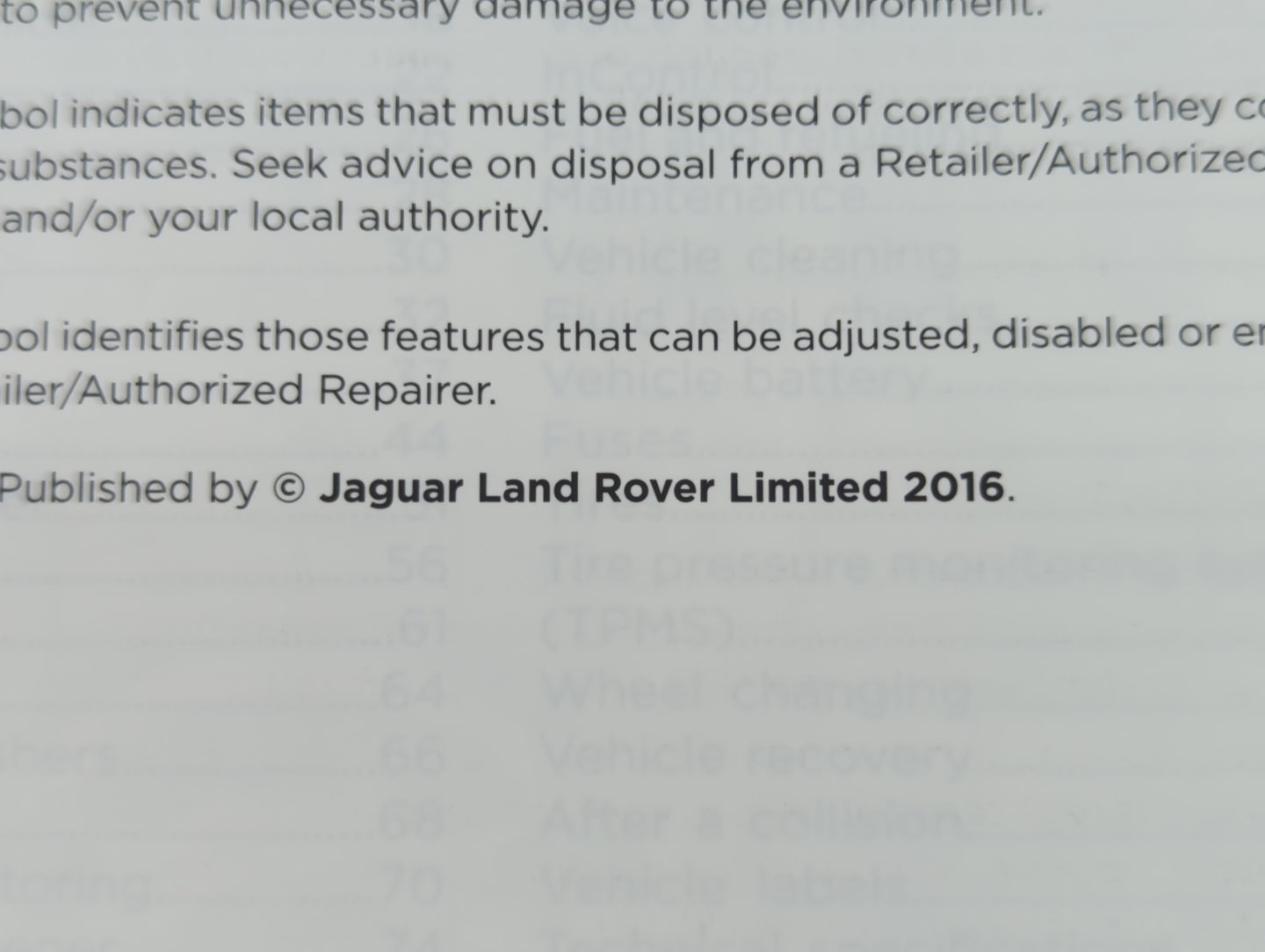 2016 Jaguar Xe Owners Manual Book Guide OEM Used Auto Parts - Oemusedautoparts1.com
