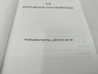 2016 Jaguar Xe Owners Manual Book Guide OEM Used Auto Parts - Oemusedautoparts1.com