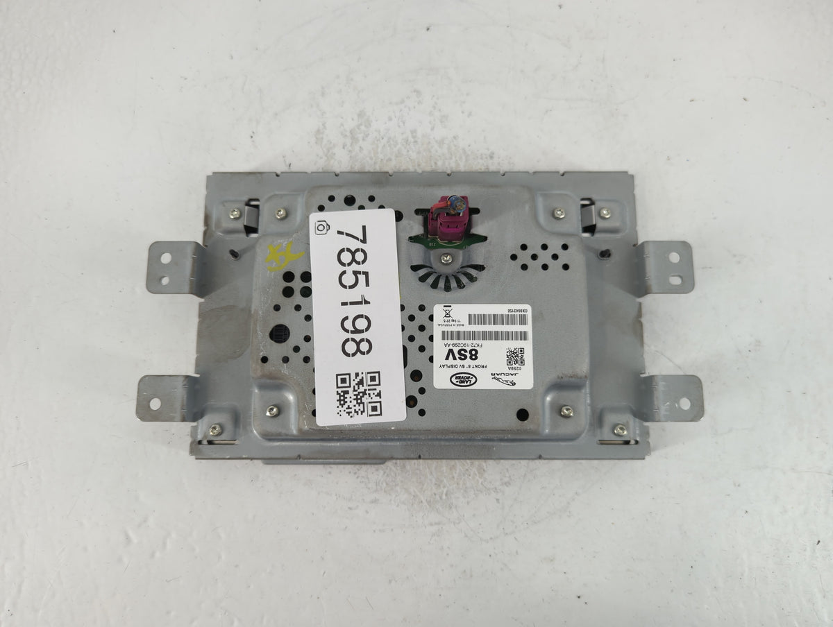 2017-2018 Jaguar Xe Information Radio Display Screen 785198 - Oemusedautoparts1.com