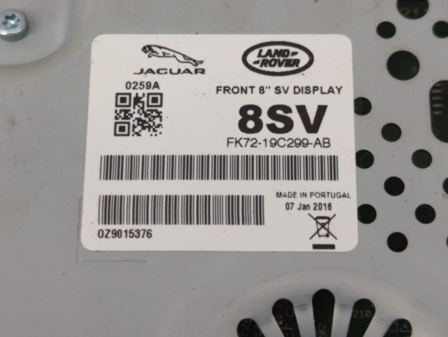 2016-2018 Jaguar Xf Information Display Screen - Oemusedautoparts1.com