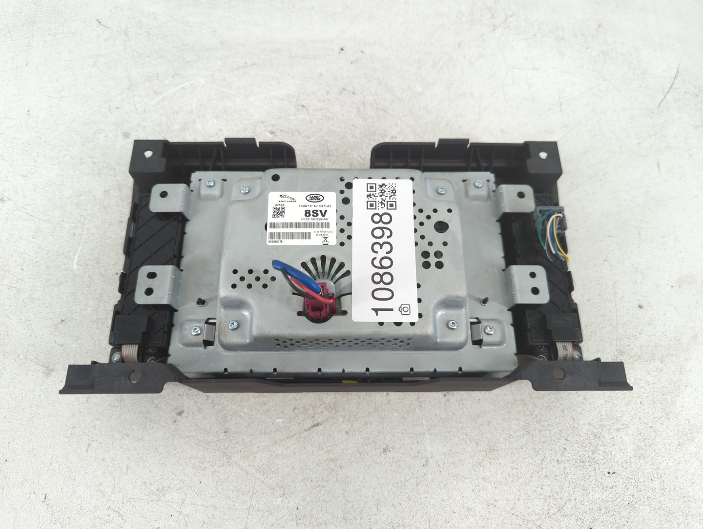 2016-2018 Jaguar Xf Radio AM FM Cd Player Receiver Replacement P/N:FK72-19C299-AA Fits Fits 2016 2017 2018 OEM Used Auto Par