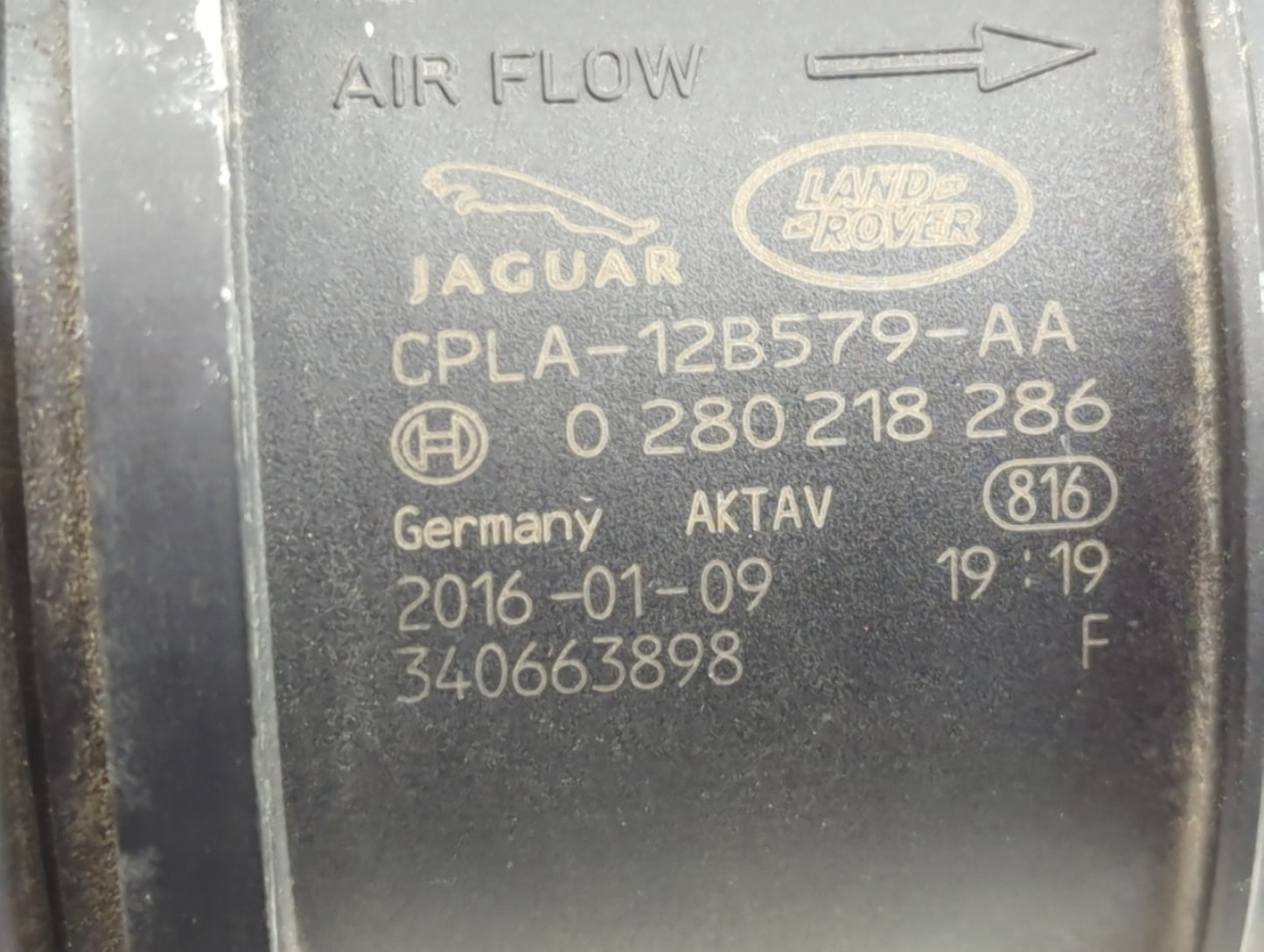 2013-2019 Jaguar Xf Mass Air Flow Meter Maf - Oemusedautoparts1.com