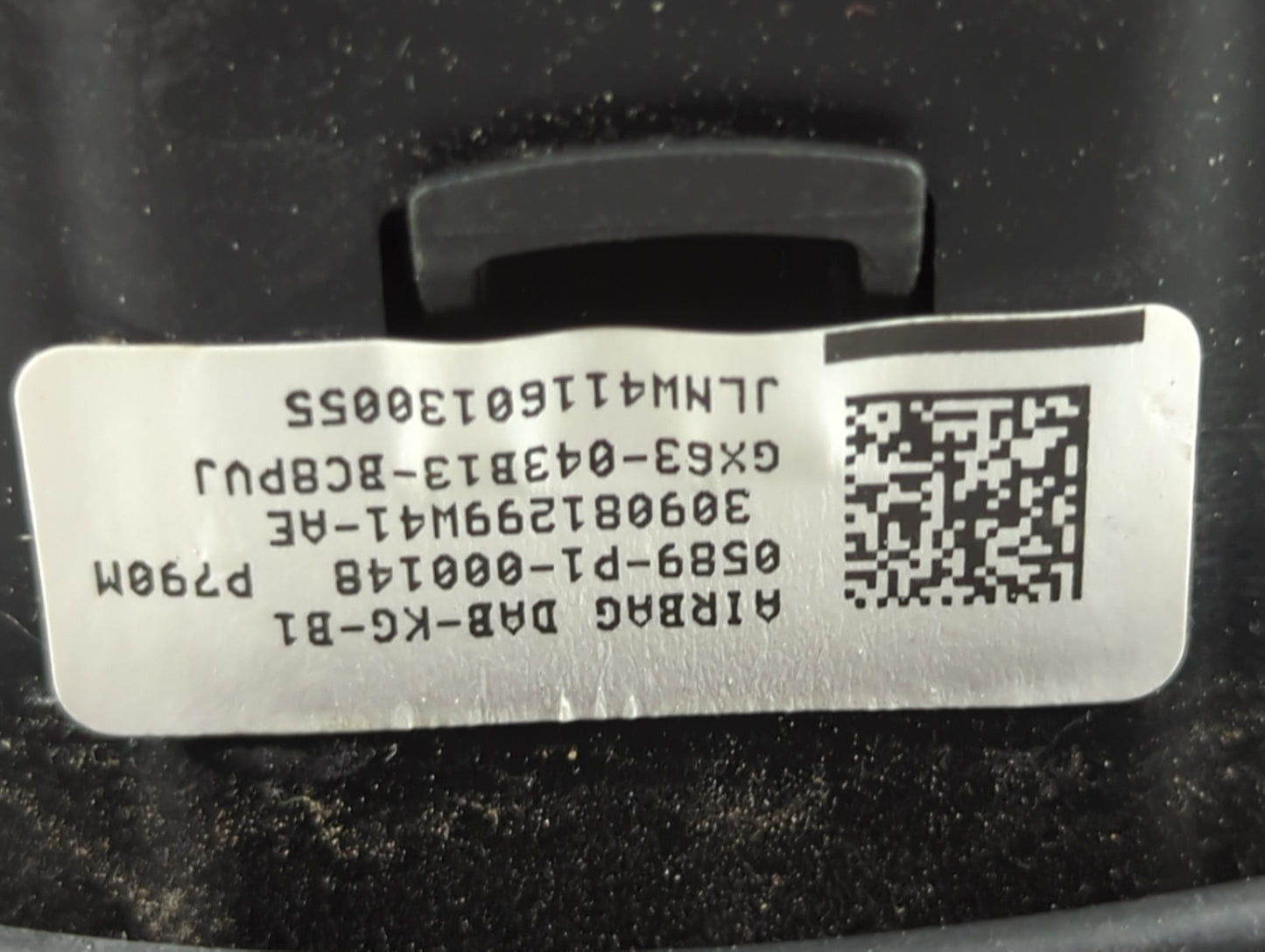 2016 Jaguar Xf Air Bag Driver Left Steering Wheel Mounted P/N:GX63-043B13-BCBPUJ 3090812599W41-AE, 0S89-P1-000148 Fits OEM U