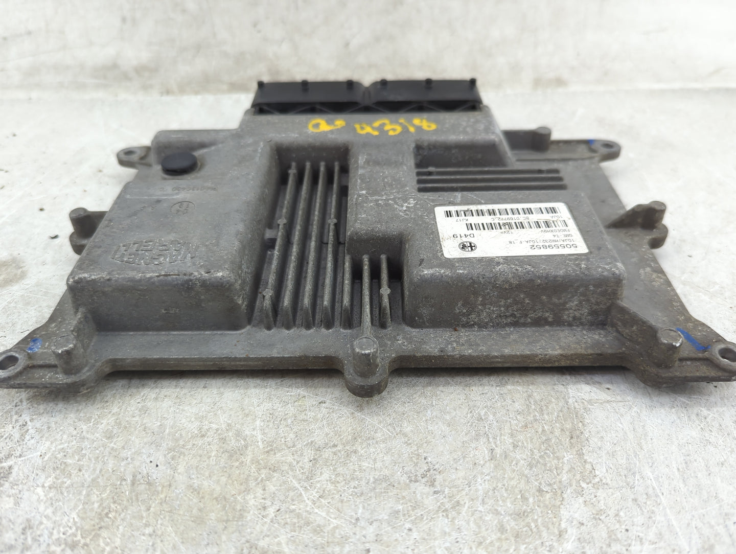 2013-2017 Jaguar Xf PCM Engine Control Computer ECU ECM PCU OEM P/N:50559852 10JA/HW232/10JA-F_18 Fits OEM Used Auto Parts -
