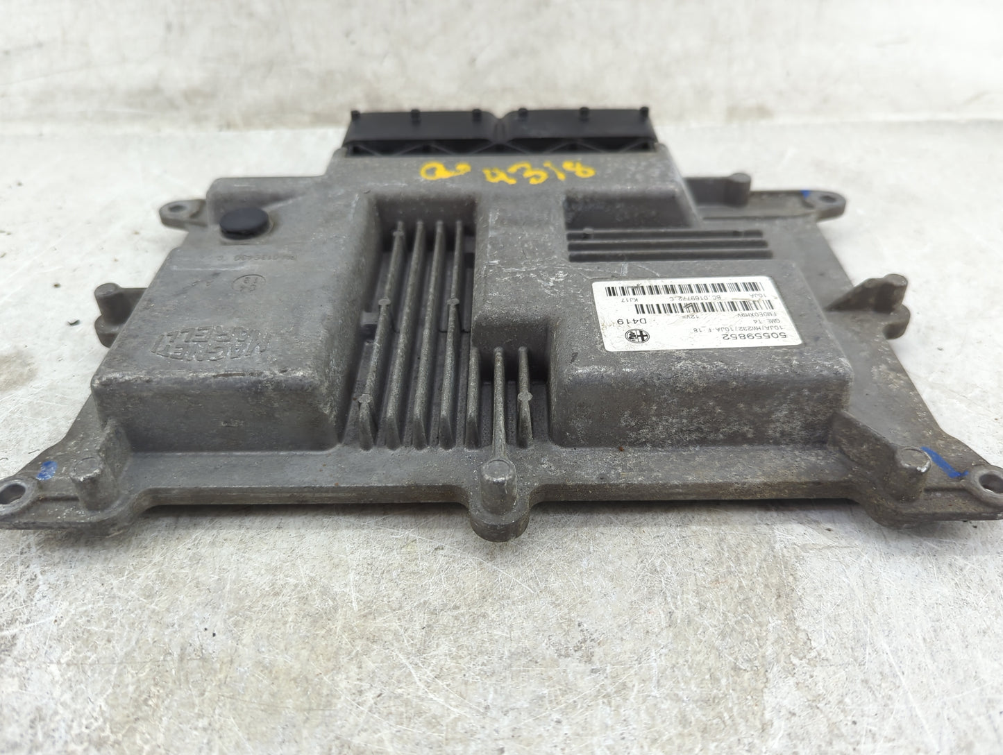 2013-2017 Jaguar Xf PCM Engine Control Computer ECU ECM PCU OEM P/N:50559852 10JA/HW232/10JA-F_18 Fits OEM Used Auto Parts -