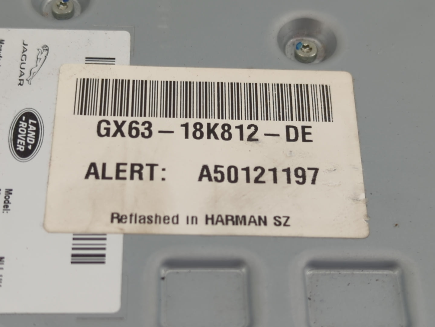 2016-2017 Jaguar Xf Radio AM FM Cd Player Receiver Replacement P/N:GX63-18K812-DE A50121197 Fits Fits 2016 2017 2018 2019 OE