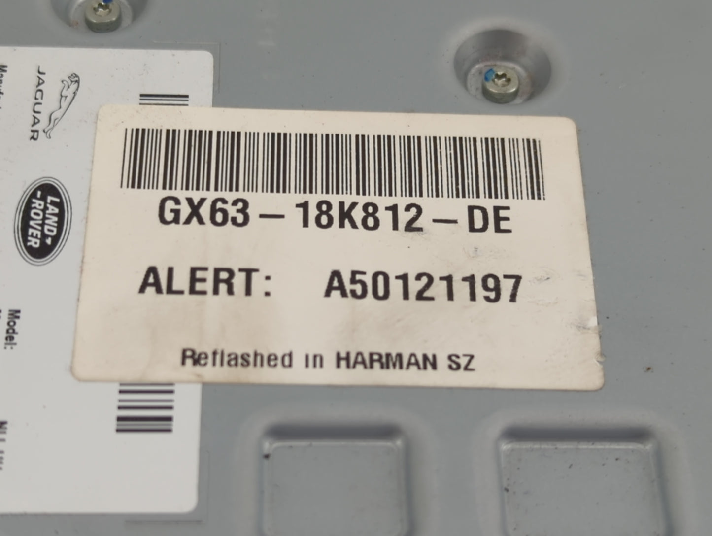 2016-2017 Jaguar Xf Radio AM FM Cd Player Receiver Replacement P/N:GX63-18K812-DE A50121197 Fits Fits 2016 2017 2018 2019 OE