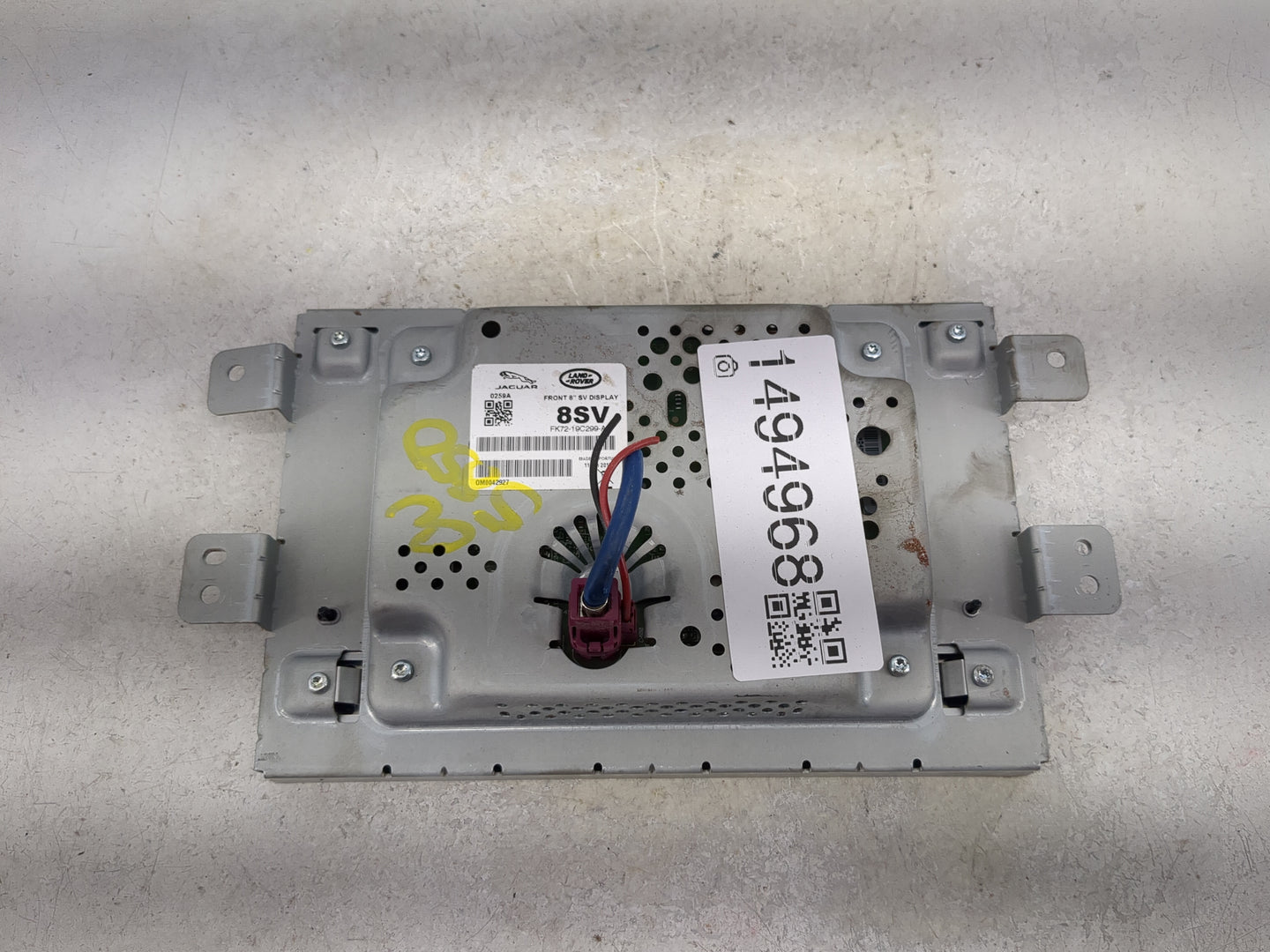 2016-2018 Jaguar Xf Information Display Screen 1494968 - Oemusedautoparts1.com