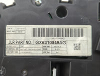 2016-2017 Jaguar Xf Instrument Cluster Speedometer Gauges P/N:GX6310849AG 6310849AC Fits Fits 2016 2017 OEM Used Auto Parts 