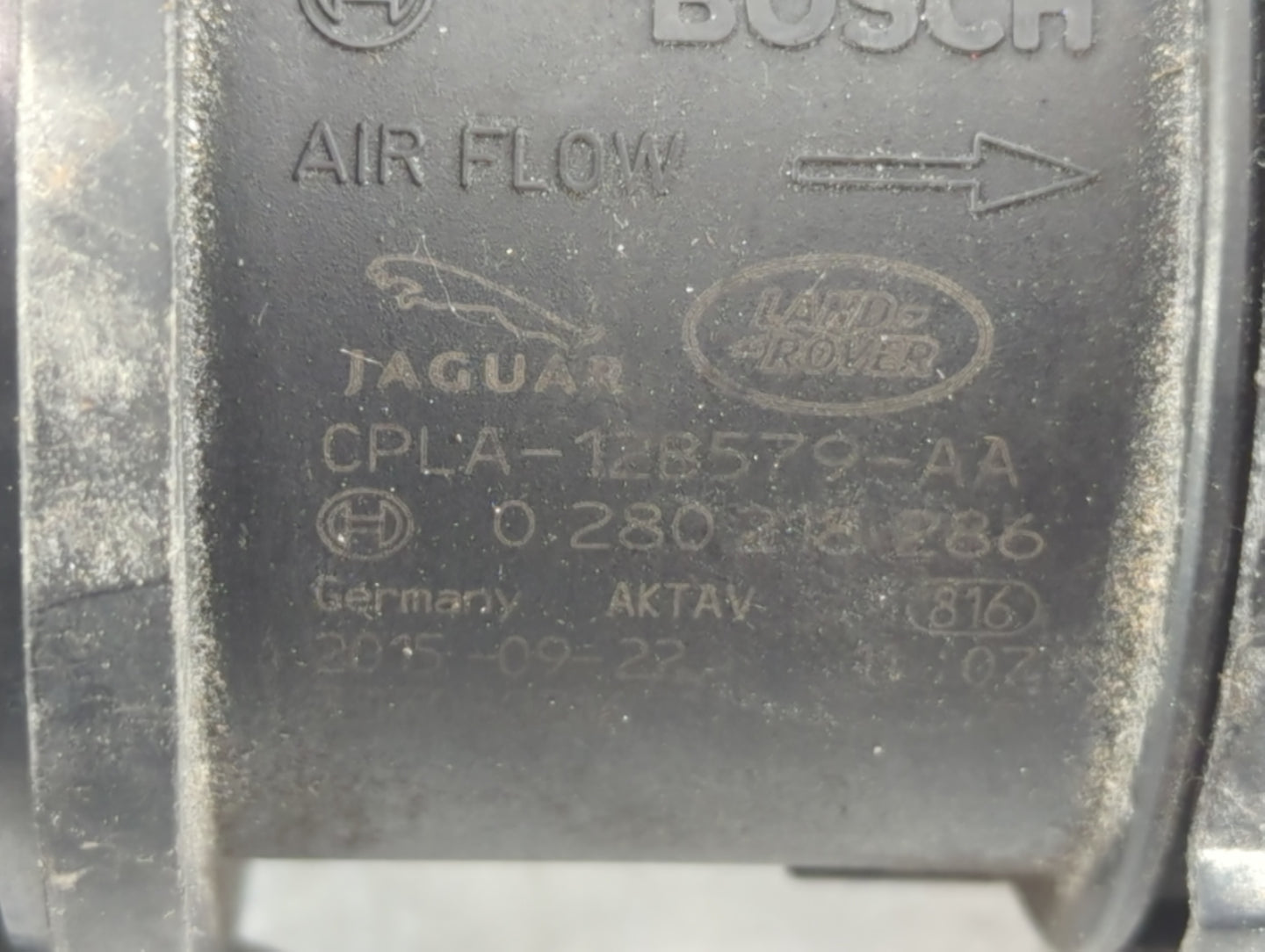 2013-2019 Jaguar Xf Mass Air Flow Meter Maf - Oemusedautoparts1.com